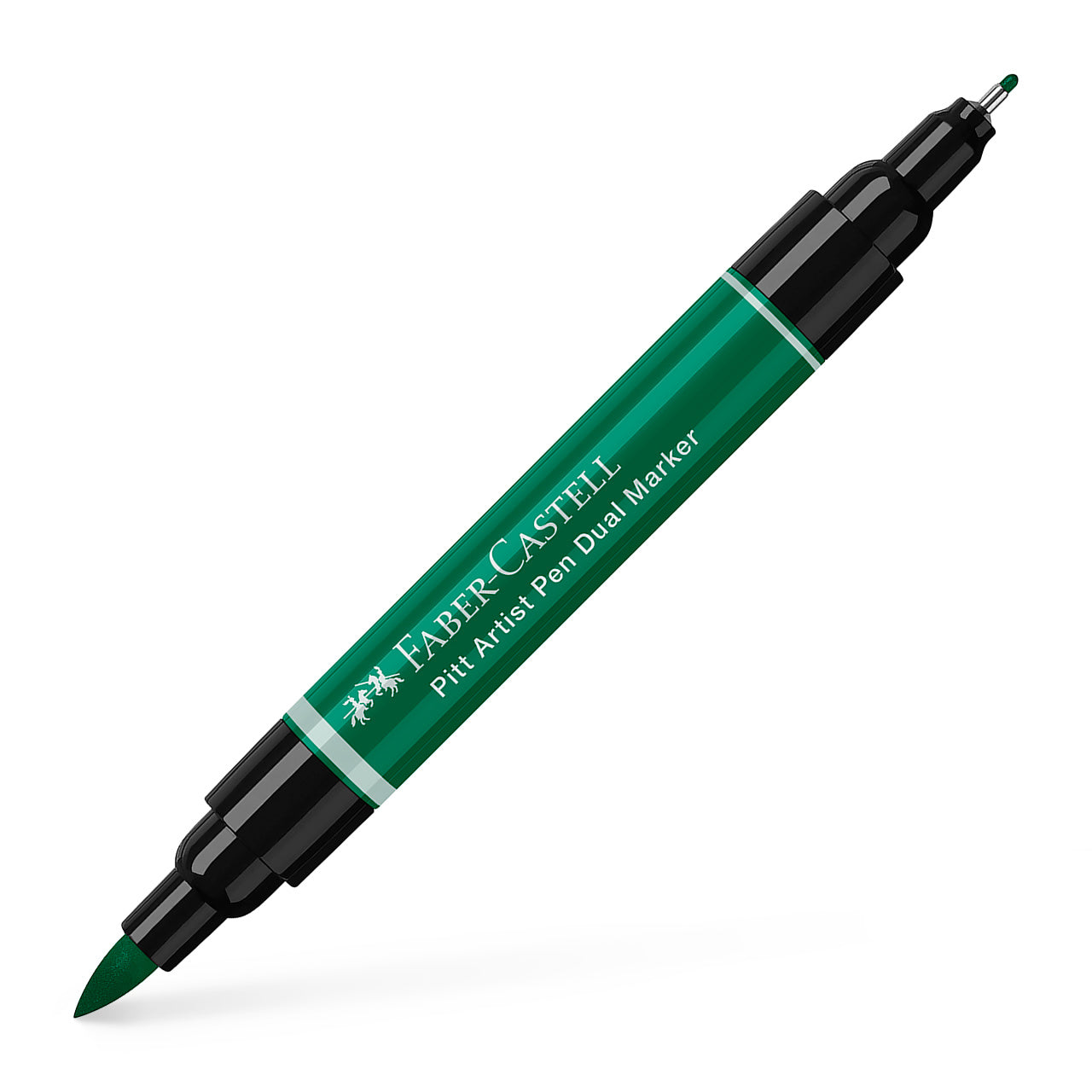 PITT ARTIST PEN DUAL MARKER VERDE PHTALO INCHIS 264 FABER-CASTELL PITT ARTIST PEN DUAL MARKER VERDE PHTALO INCHIS 264 FABER-CASTELL